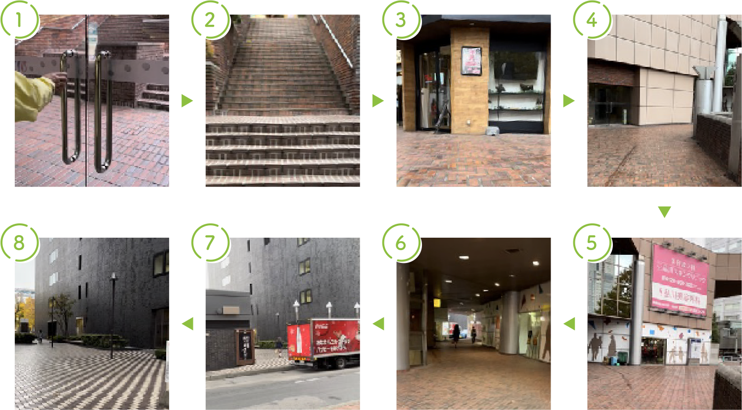 要所のルート写真